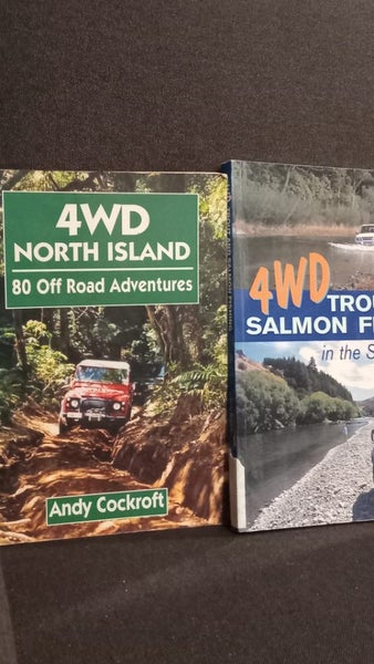 4WD books Andy Cockroft 80 Off Road Adventures NZ Trout Salmon Tony Busch Carousel 1