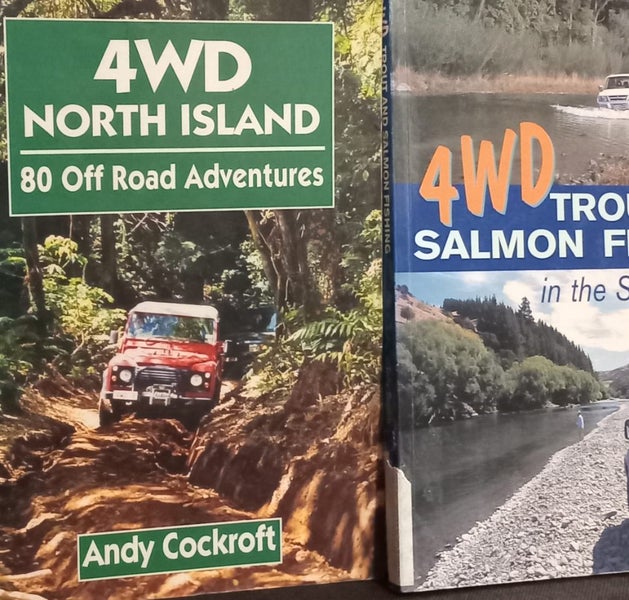 4WD books Andy Cockroft 80 Off Road Adventures NZ Trout Salmon Tony Busch Carousel 2
