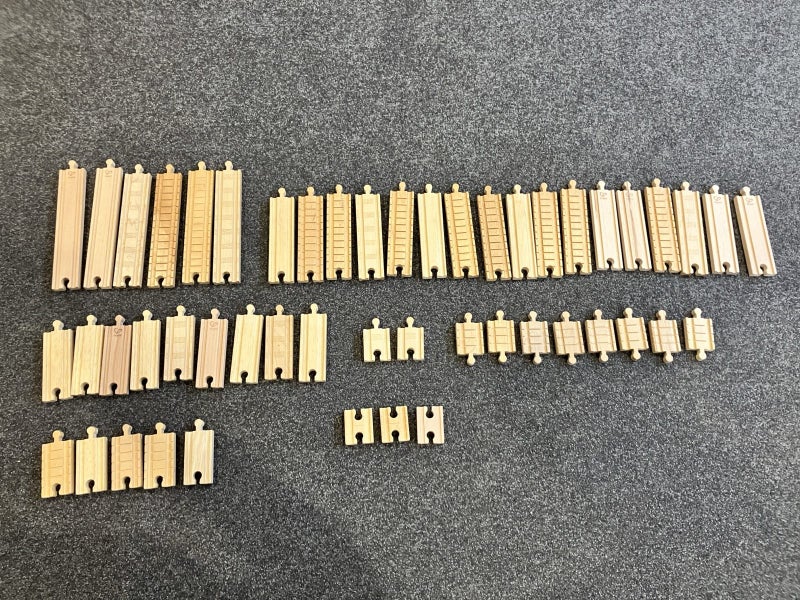 *$1 Reserve* Bulk Wooden Railway and Trains Carousel 2
