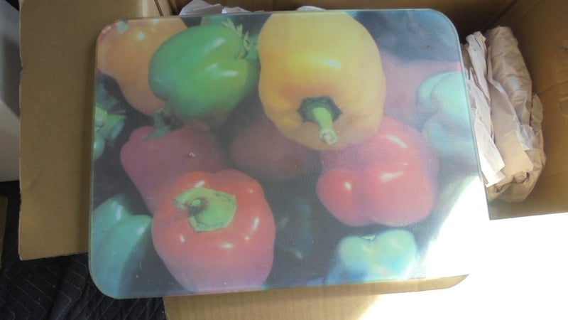 Glass Cutting/Charcuterie board as shown Carousel 1