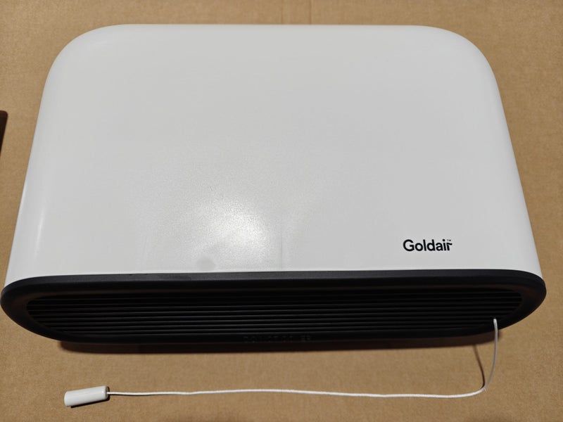 Goldair White Ceramic Bathroom Fan Heater Carousel 1