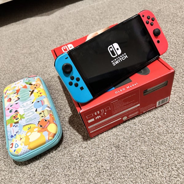 Nintendo Switch OLED Console with a Free Game and Protection Case Carousel 2