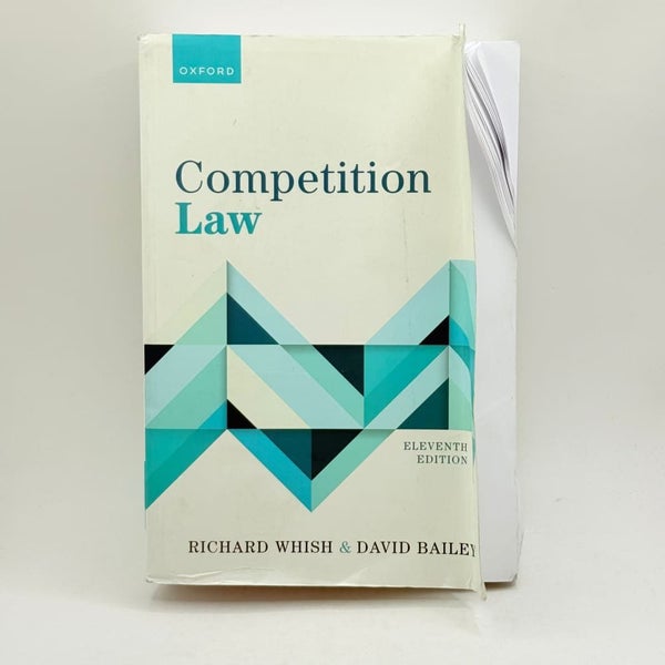 Competition Law, Eleventh Edition by Richard Whish & David Bailey Carousel 1