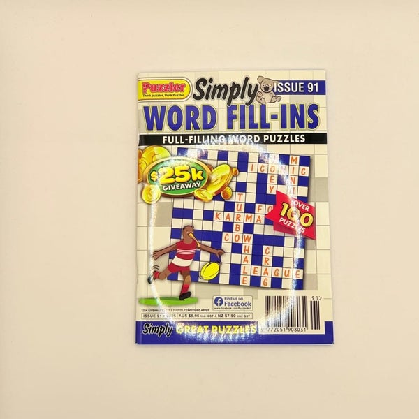Puzzler Simply Word Fill-Ins - Issue 91 Carousel 1