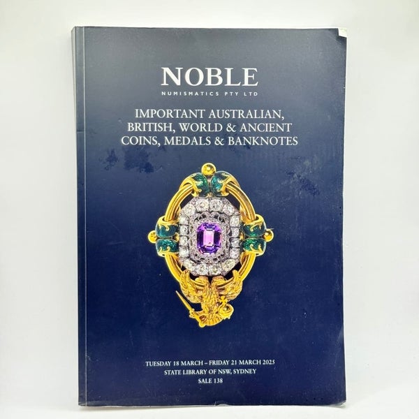 Noble Numismatics Sale 138 Auction Catalog Carousel 1