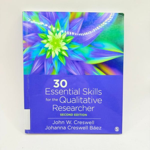 30 Essential Skills for the Qualitative Researcher Carousel 1