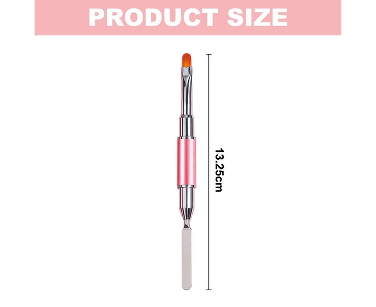 Double ended silicone nail brush and selector, 2-in-1 design silicone nail br Carousel 2