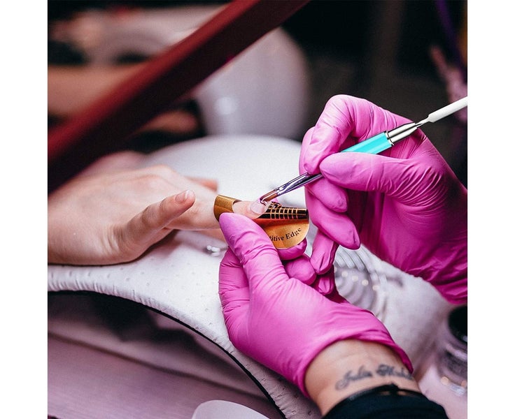 Double ended silicone nail brush and selector, 2-in-1 design silicone nail br Carousel 5