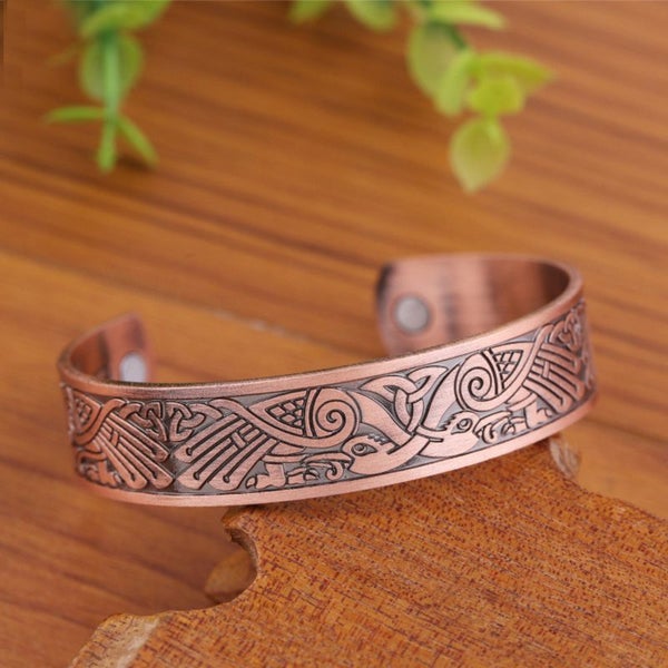 Copper Viking Cuff Bracelet Magnetic Healthcare Carousel 2