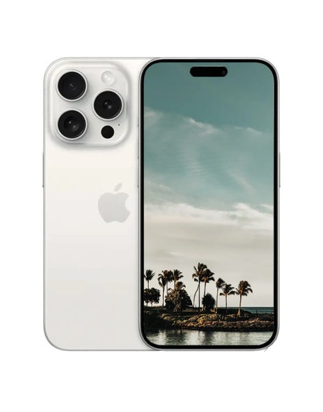 Apple iPhone 15 Pro 128GB 5G - White Titanium (Very Good Pre-Owned) Carousel 1