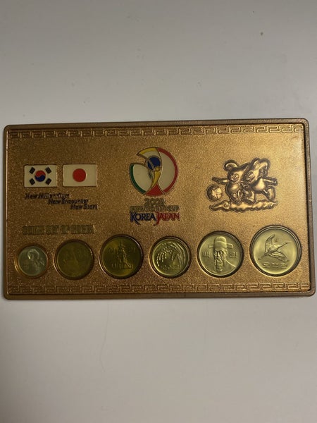 Rare 2002 FIFA World Cup Korean Coin Set *Mint Condition* Carousel 1