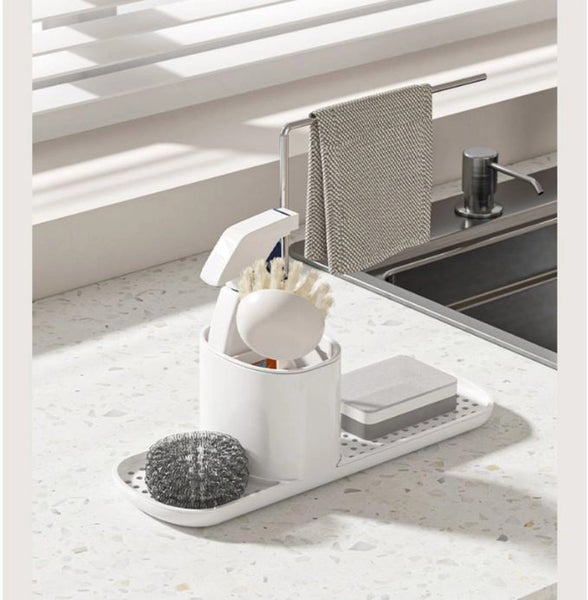 Beautiful & Stylish Kitchen Soap Dispenser with Towel Stand Carousel 2