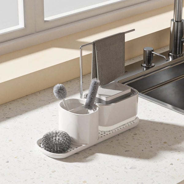 Beautiful & Stylish Kitchen Soap Dispenser with Towel Stand Carousel 4