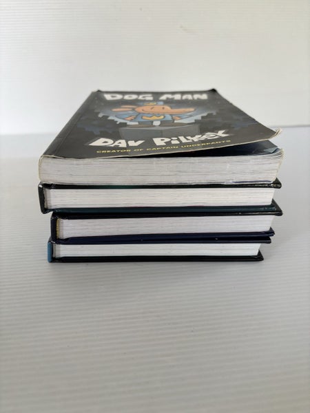 Dog Man books x 4 Dav Pilkey - graphic novel Cat Kid Carousel 15