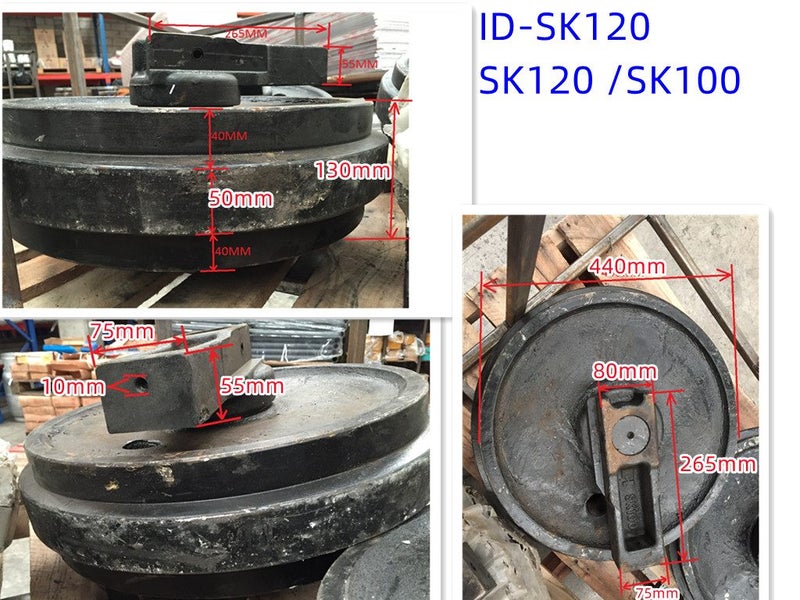 Digger Idler for Kobelco SK17 25 SK30 35 SK45 SK60 SK100 120 SK200 in Auckland Carousel 2