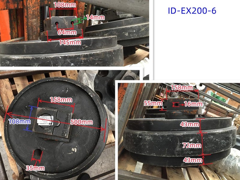 Digger Idler for EX20 22 25 30 35 40 55 60-2/3 70-3 EX100-1/2/3/5 EX200-2/3/6 Carousel 2