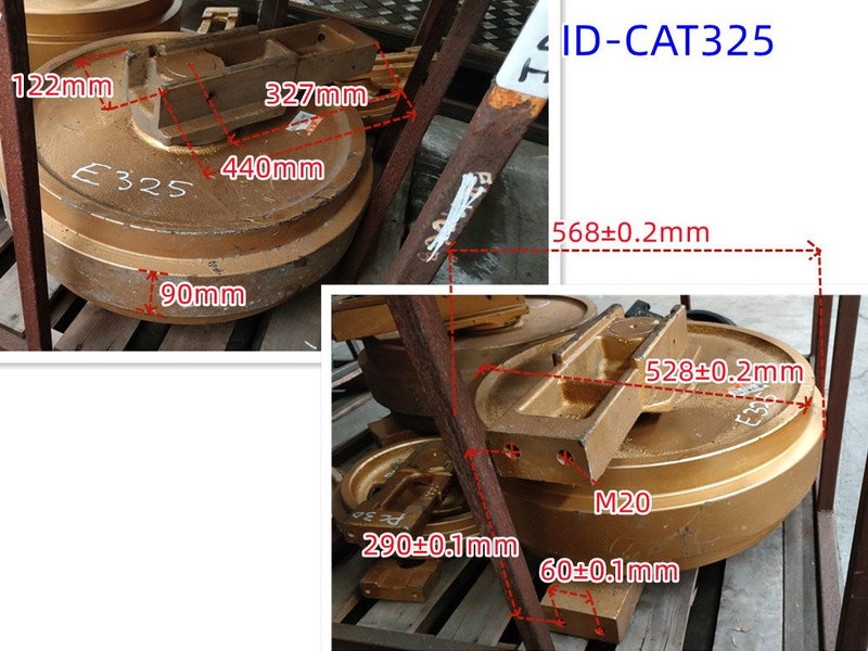 Idler for CAT301.5 302.5 303 304 306 307 70B 120B 120B 312B/C/D E320B/C/D E325 Carousel 2