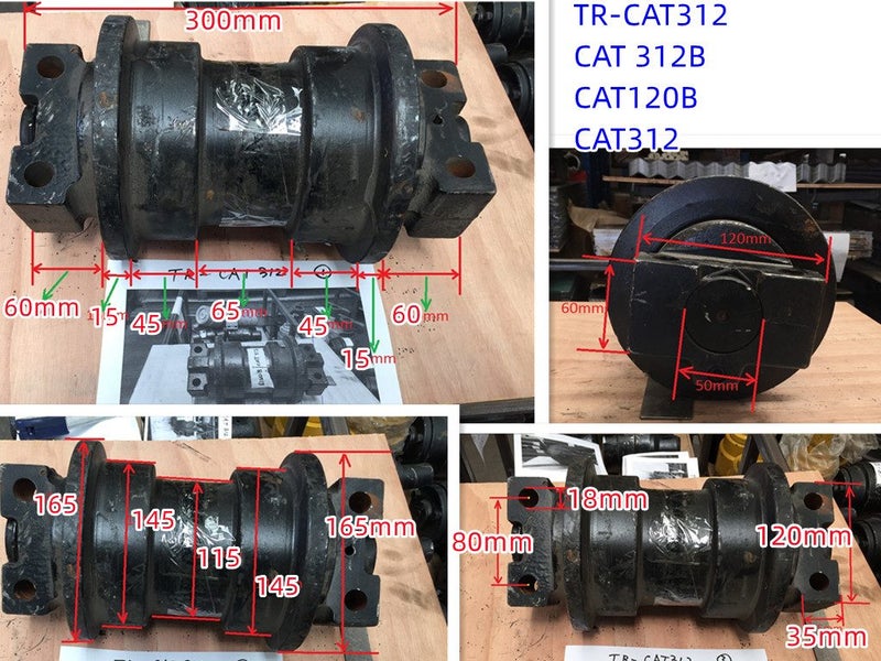 Track Roller for CAT / EX /SH / TB / DOOSAN / VOLVO / Hitachi / IHI Carousel 2