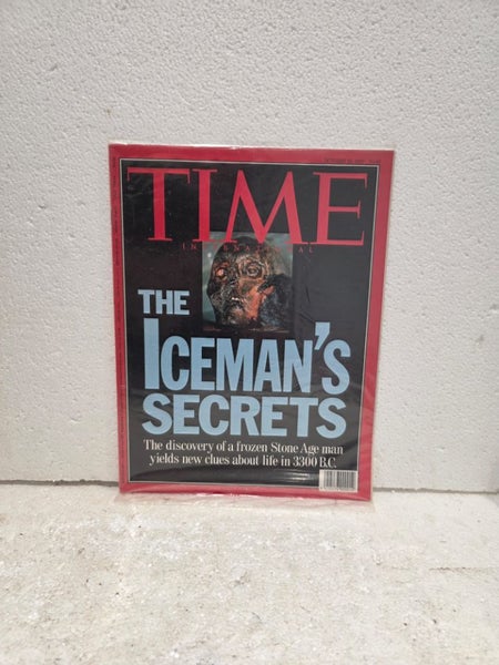 TIME Magazine #43 October 26, 1992 - The Iceman's Secrets - 3300BC Man - SEALED Carousel 1