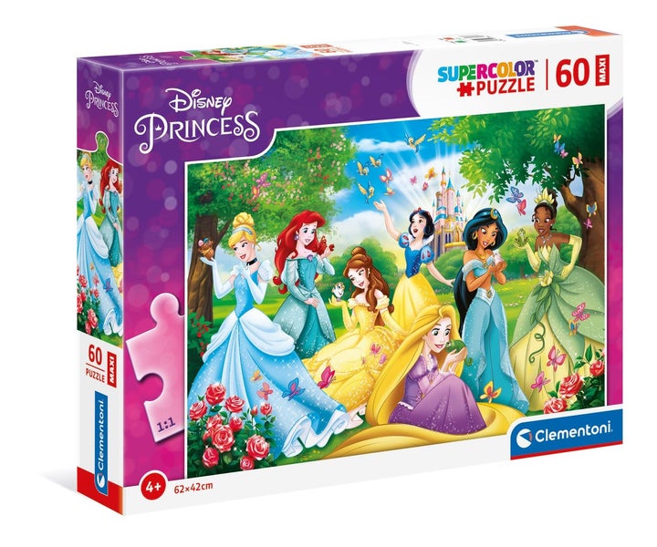 60pcs Supercolor Disney Princess Puzzle Carousel 1