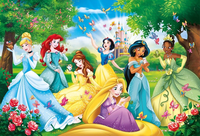 60pcs Supercolor Disney Princess Puzzle Carousel 2