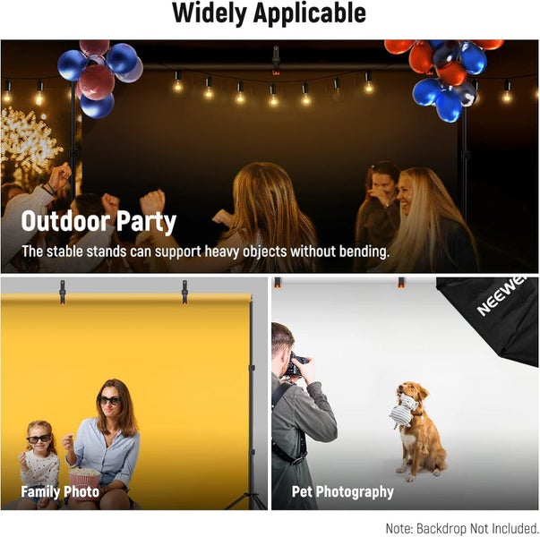 Photo Backdrop Stand, Photography Background Stand 3*3m Carousel 7