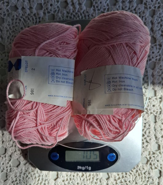Patons Gem pure cotton yarn - pink - 100 grams Carousel 2
