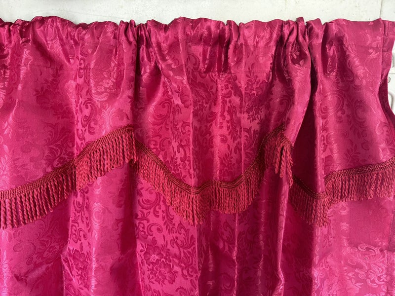 window curtains --burgund one pair Carousel 2