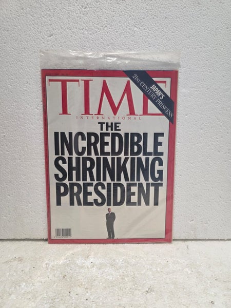 TIME MAGAZINE #23 June 7, 1993 - The Incredible Shrinking President - SEALED Carousel 1