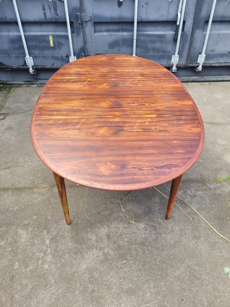 XL " Parker " Rosewood Dining Table 1960s retro Carousel 11
