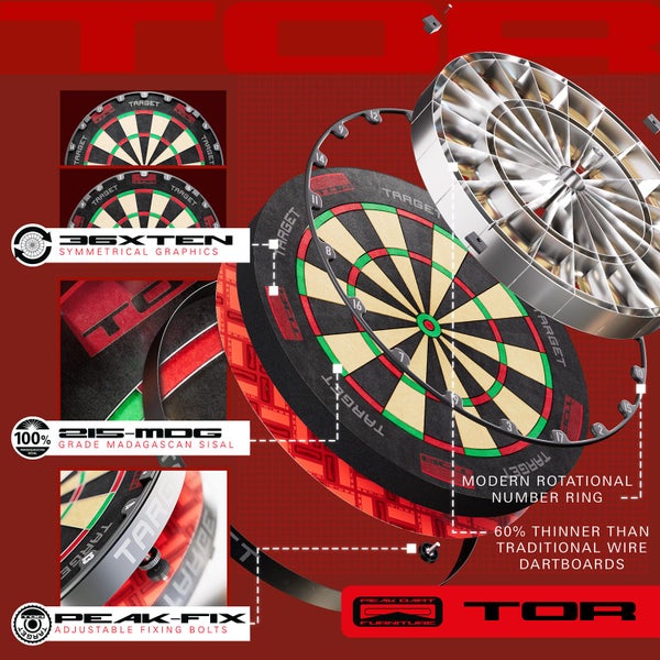Target Darts Omni Ultimate Home Setup TOR Dartboard Surround Darts Carousel 2