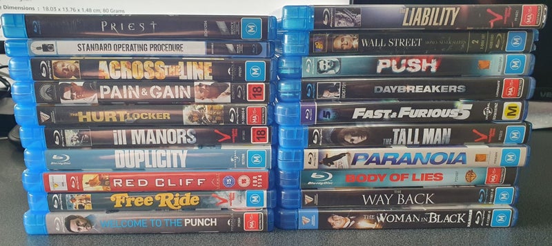 20 x Thriller/Action Blu-rays Carousel 1