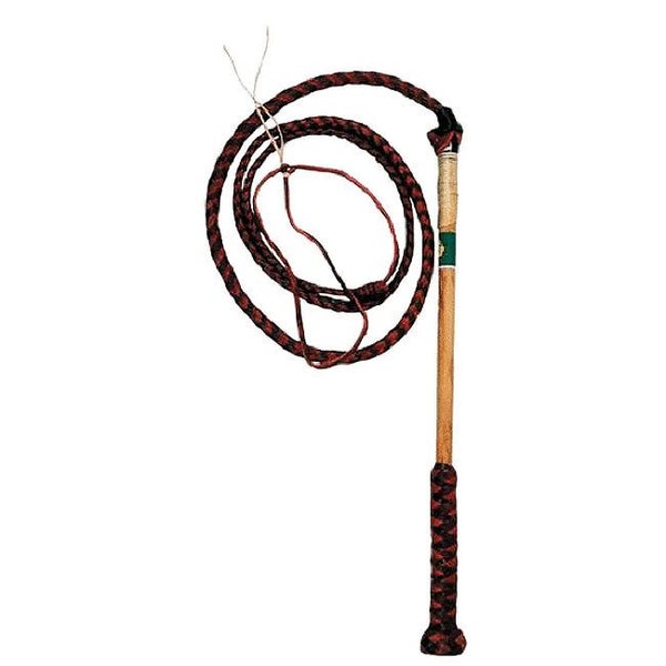 Nemeth 6 Plait Redhide Stock Whip Carousel 1