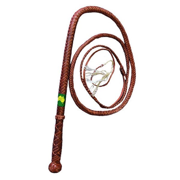 Nemeth 12 Plait Redhide Bull Whip Carousel 1