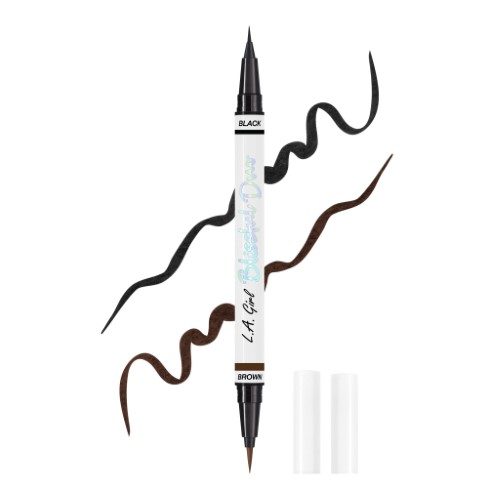 Liquid Eyeliner - L.A. Girl Blissful Duo Brush (Black/Brown) Carousel 1