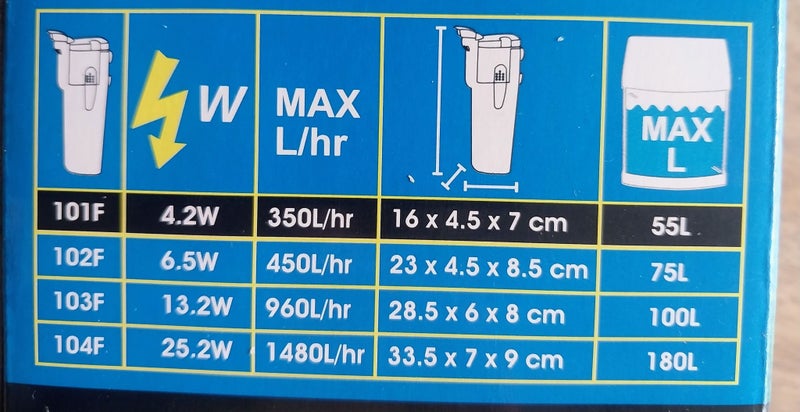 INTERNAL FILTER - AQUA ONE 101F Carousel 2
