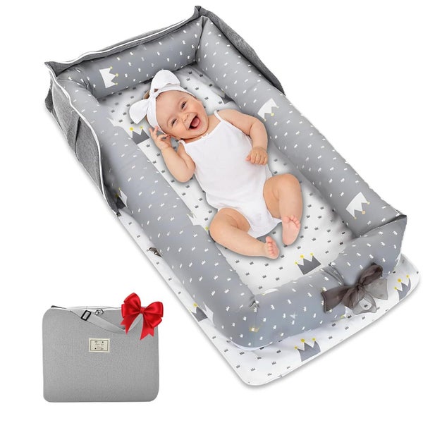 Baby Lounger for Newborn 0-12 Months Carousel 1