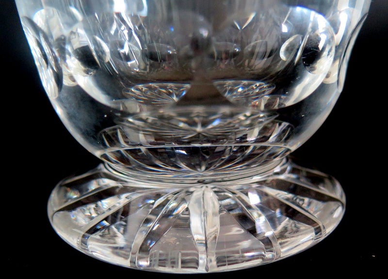 VINTAGE BOHEMIAN HAND CUT LEAD CRYSTAL VASE Carousel 7