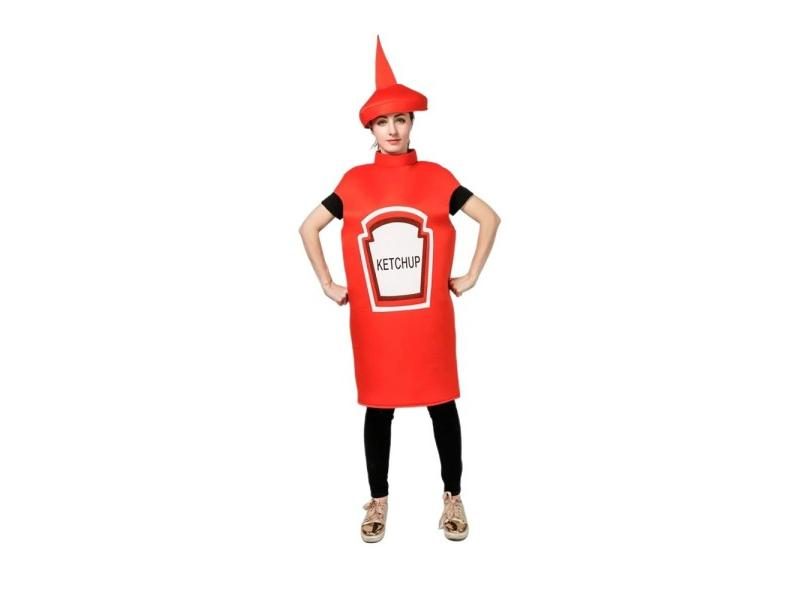 VIP FASHION Unisex Cosplay Costume Halloween Adult Couple Mustard Ketchup Carousel 1