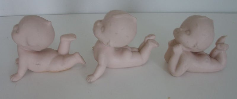Porcelain Paste / Bisque Porcelain Baby Dolls x 3 Carousel 5