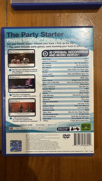 playstation 2 singstar games with wireless mircophones63617297249923112