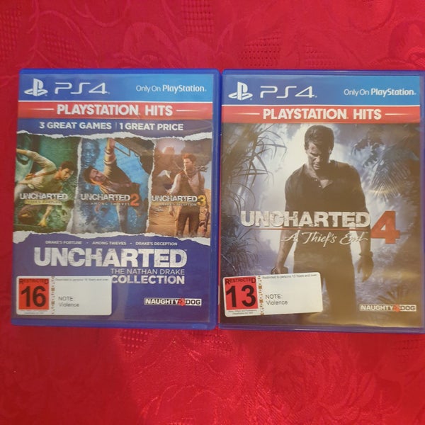 PS4 Uncharted Game Bundle – Nathan Drake Collection (1, 2 & 3) + Uncharted 4 Carousel 1