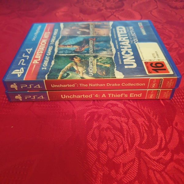 PS4 Uncharted Game Bundle – Nathan Drake Collection (1, 2 & 3) + Uncharted 4 Carousel 2