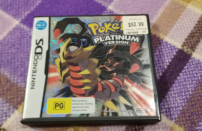 Vintage Nintendo Ds Pokemon Platinum Version Game Carousel 1