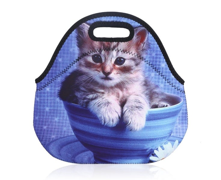 Portable Insulated Neoprene Lunch Storage Bag Tote Picnic Handbag Food Contai Carousel 1