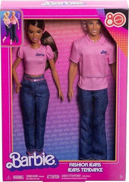 Barbie Signature Mattel 80th Flashback Fashion Jeans 2 Pack Carousel 1