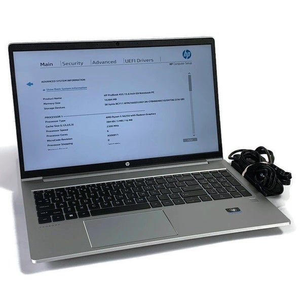 HP ProBook 455 G9 – AMD Ryzen 5 5625U | 16GB RAM | 512GB SSD | 15.6” Display63617774898435111
