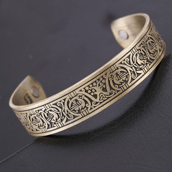 Copper Viking Cuff Bracelet Magnetic Healthcare Carousel 2