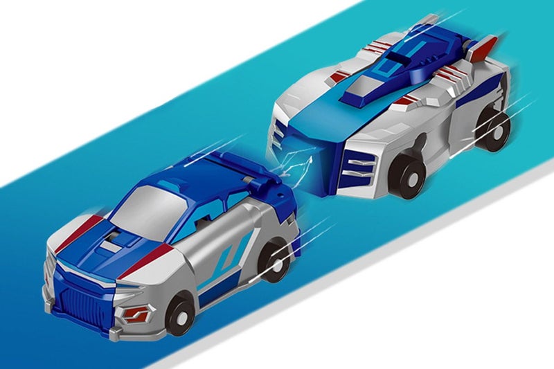 Collision Dinosaur Car Toy attractive Cars Transform into Dinosaurs -Blue Carousel 6