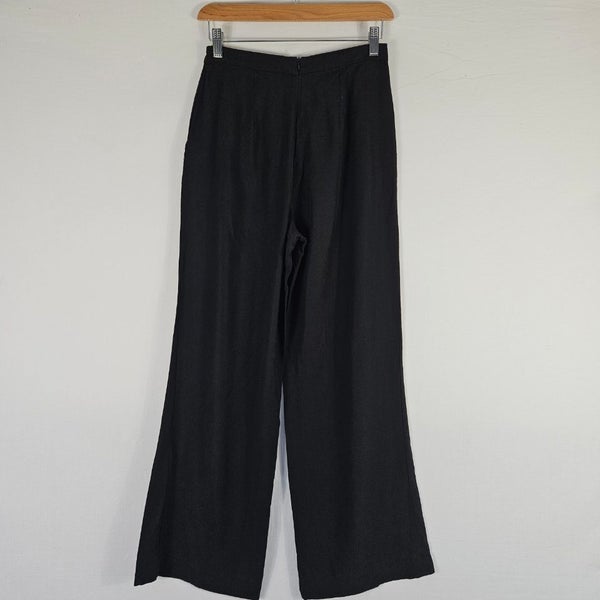 Huffer staple wide leg black pants size 8 Carousel 6